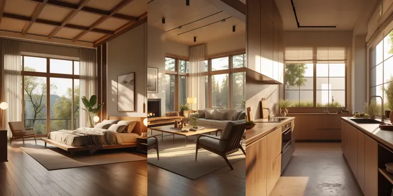 Cozy Interior Design Renders generated by undefined