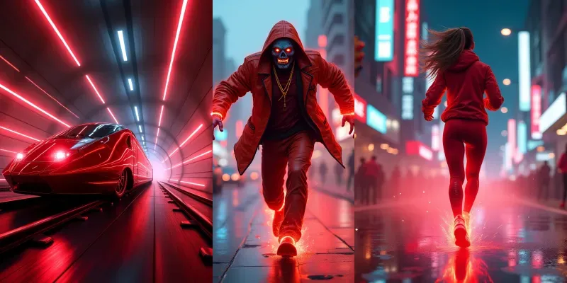 Vibrant And Fast Art Cyberpunk Style generated by undefined