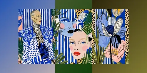 Wild Stripes Editorial Art generated by midjourney