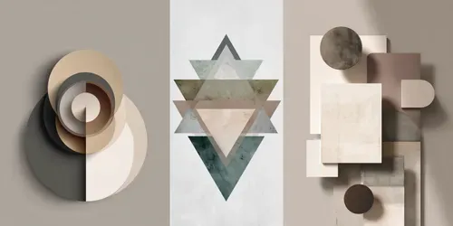Scandinavian Geometric Art generated by midjourney