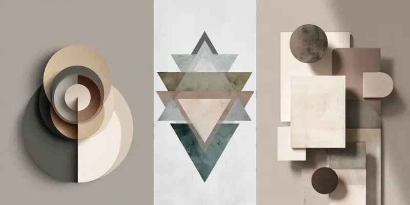 Scandinavian Geometric Art generated by undefined