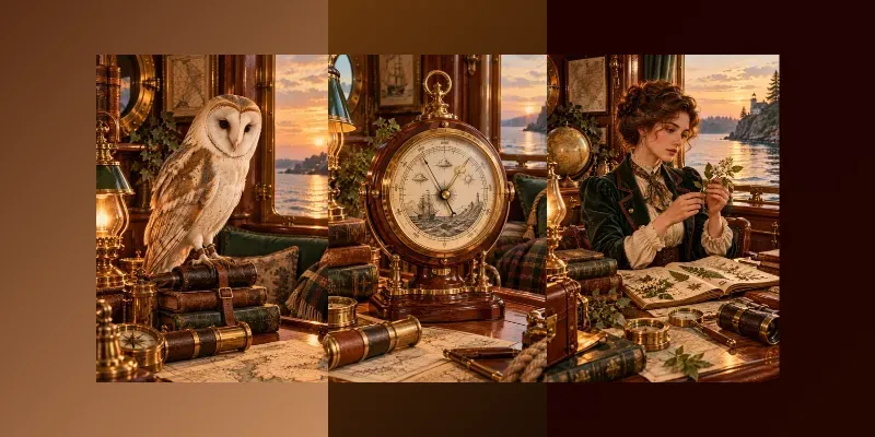 Floating Scriptorium Illustrations