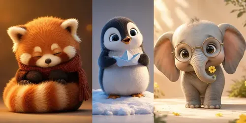 Whimsical 3D Character Studios generated by chatgpt-image