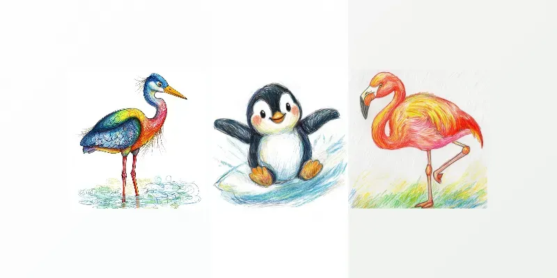 Whimsical Pastel Scribble Art generated by undefined