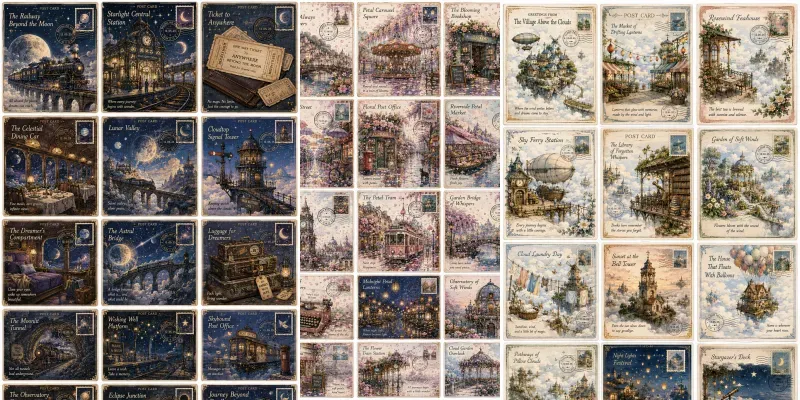 Postcards From Imaginary Places generated by undefined