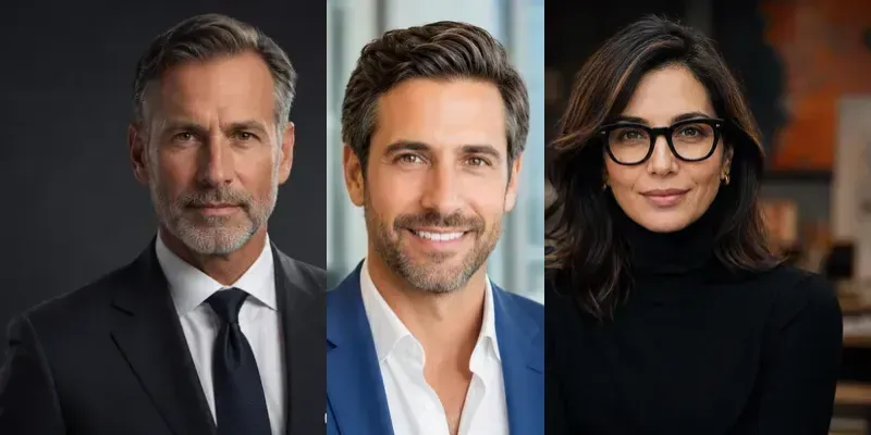 Cinematic Studio Corporate Headshots