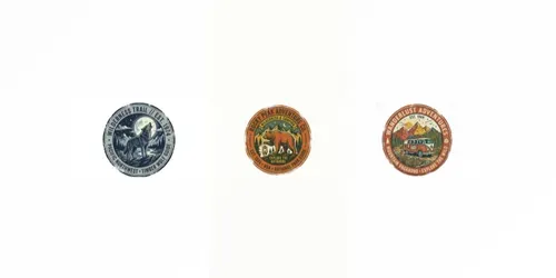 Retro Tshirt Sticker Badges generated by gemini-image