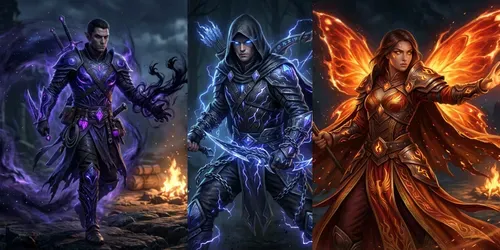 RPG Character Generator generated by gemini-image