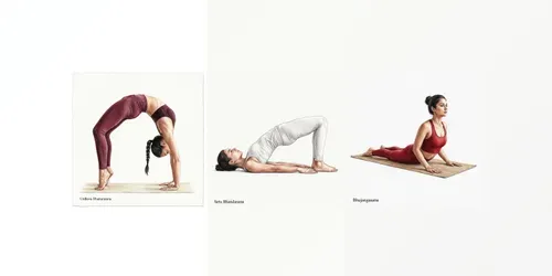 Color Pencil Yoga Pose Illustrations generated by gemini-image