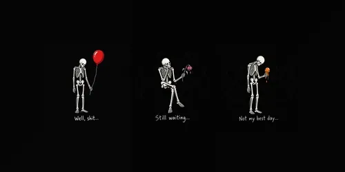 Funny Skeleton Dark Humor Tshirts generated by chatgpt-image