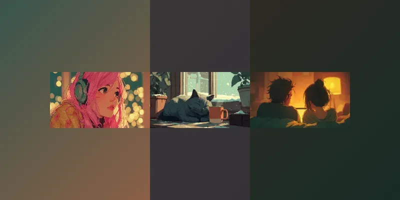 Cozy Anime Lofi Aesthetic Wallpapers generated by undefined