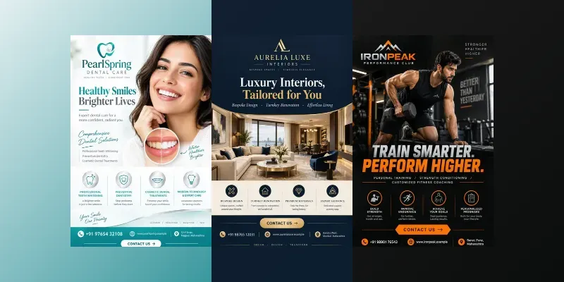 Service Business Advertising Poster