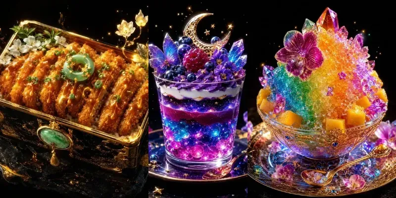 Fantasy Miniature Food Art Prompts generated by undefined