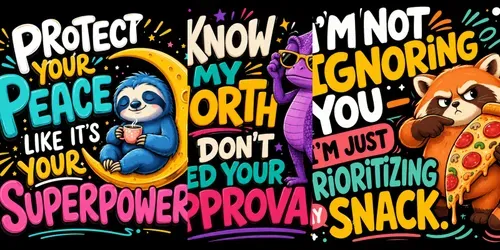 Bold Quote Character Posters generated by chatgpt-image
