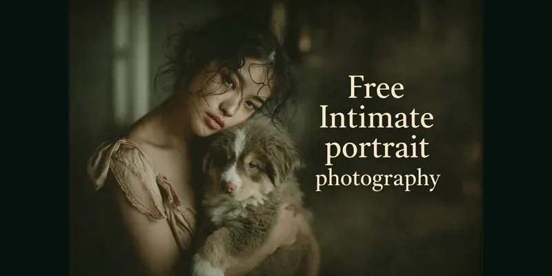 Intimate Portrait Photography For Free generated by undefined