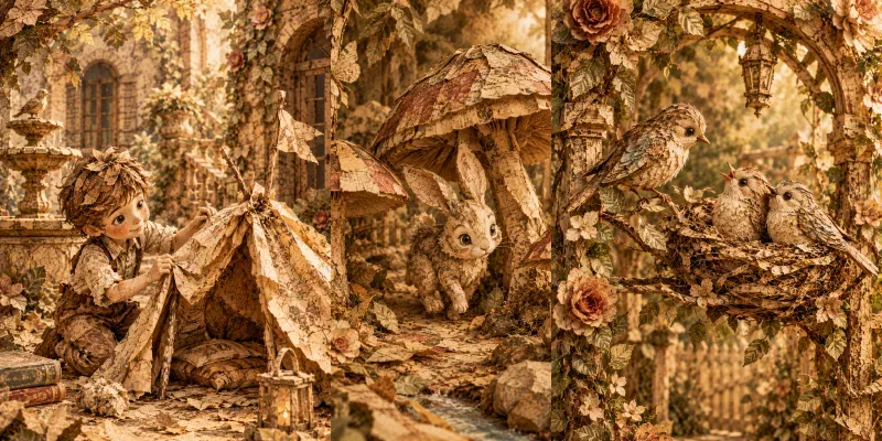 Antique Vintage Paper Art Collections