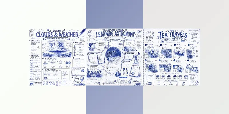 Handdrawn Educational Infographic Kits generated by undefined