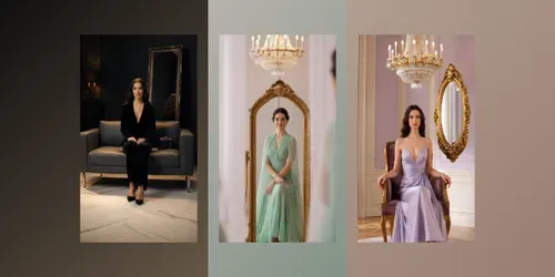 Luxury Fashion Mirror Cinematic Videos generated by grok-video