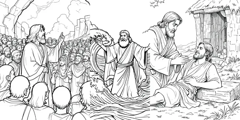 Faithfilled Bible Coloring  generated by undefined