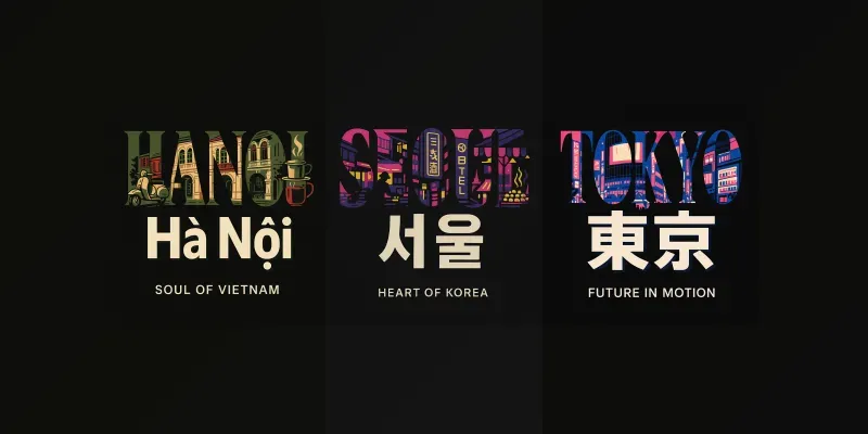 Urban Typography City Posters generated by undefined