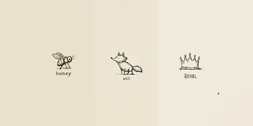 Minimal Hand Drawn Logo Icons generated by midjourney