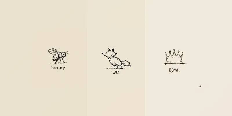 Minimal Hand Drawn Logo Icons generated by undefined