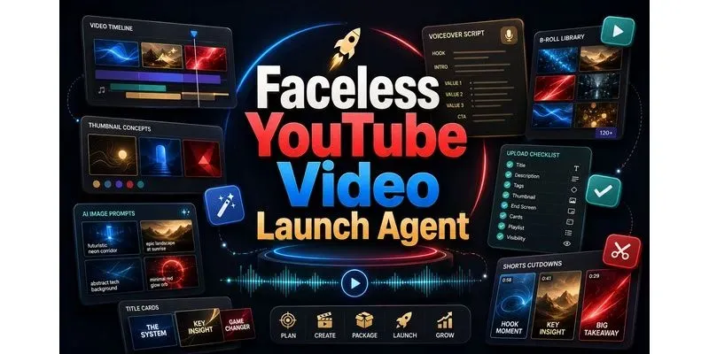 Faceless YouTube Video Launch Agent generated by undefined