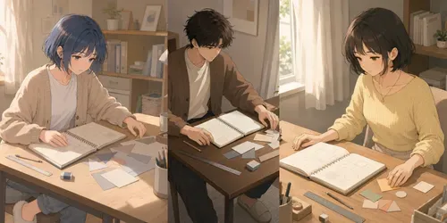 Soft Anime Idea Desks generated by chatgpt-image