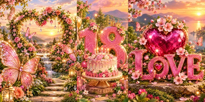 Glitter Dreams Fantasy Garden Art