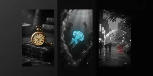 Cinematic Bw Photos generated by gemini-image