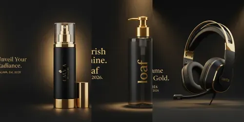 Luxury Minimal Instagram Feed Posts generated by gemini-image