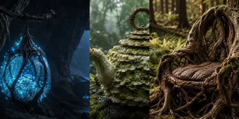 Organic Object Evolution Generator generated by undefined