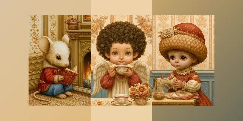 Victorian Storybook Junk Journals generated by undefined
