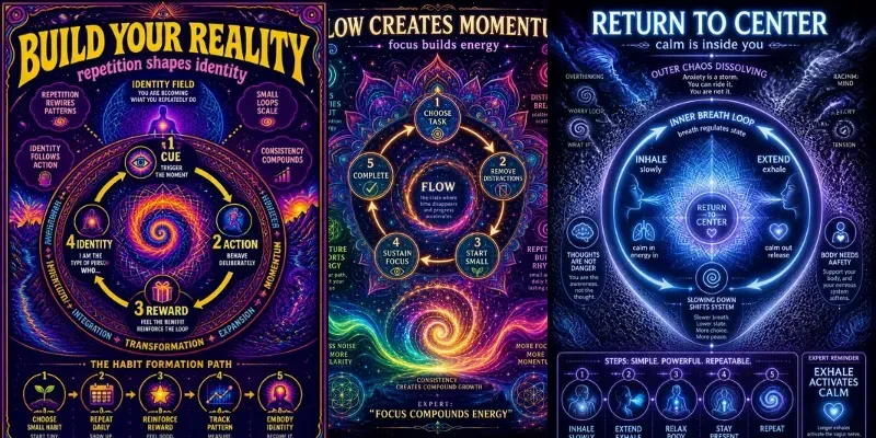 Cosmic Infographic Poster Makers generated by undefined