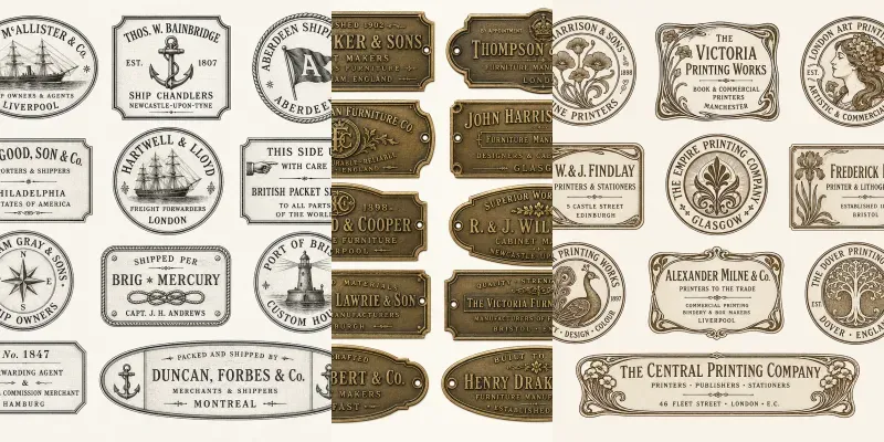 Vintage Commercial Marking Engines generated by undefined