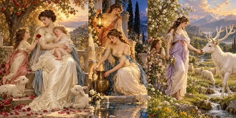 French Academic Oil Masterpieces