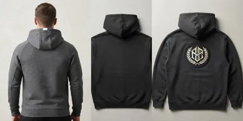 Hoodie Back Graphic Mockup Systems generated by gemini-image