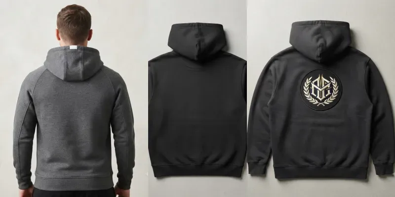 Hoodie Back Graphic Mockup Systems generated by undefined