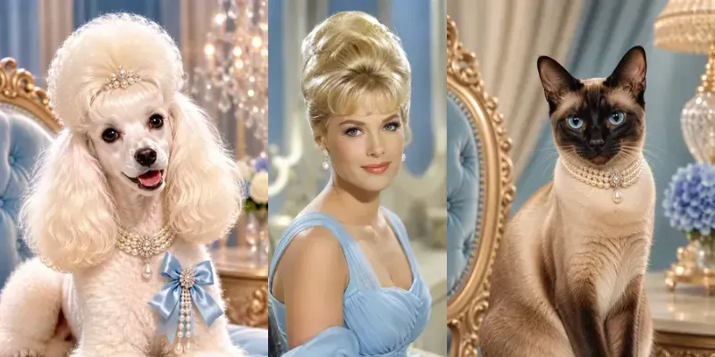 60s Elegant Tv Show Beauty Portraits generated by undefined