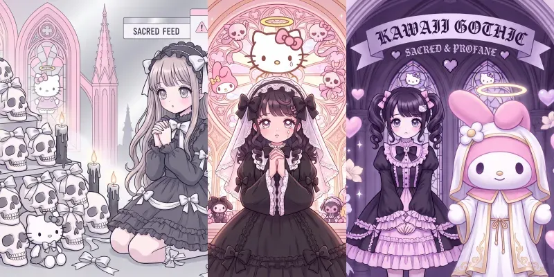 Kawaii Gothic Anime Art