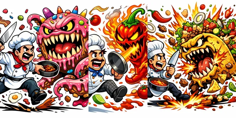 Chef Vs Food Monster Battles generated by undefined
