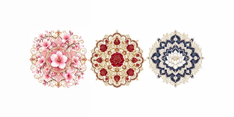 Floral Mandala Design Generator generated by undefined