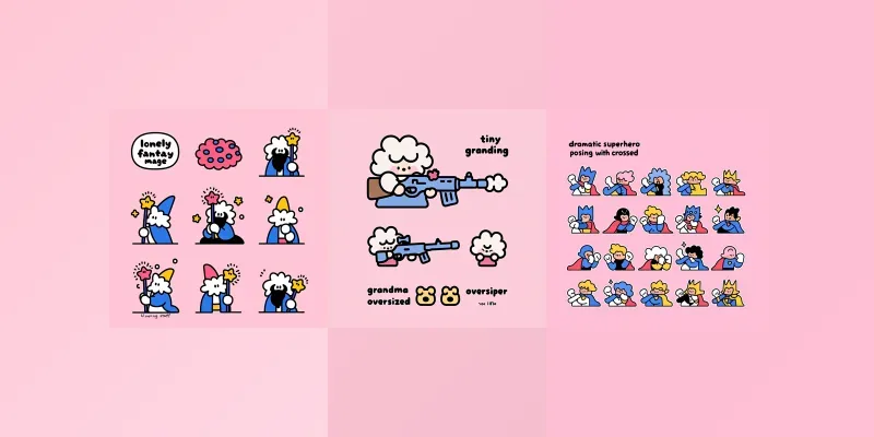 Cute Meme Sticker Pack generated by undefined