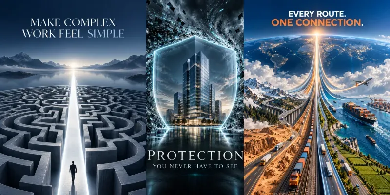 Corporate Surreal Ad Posters