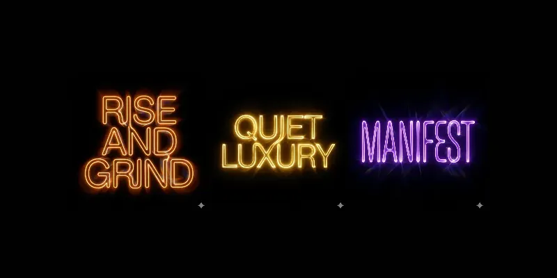 Hyperreal Liquid Neon Text Effects generated by undefined