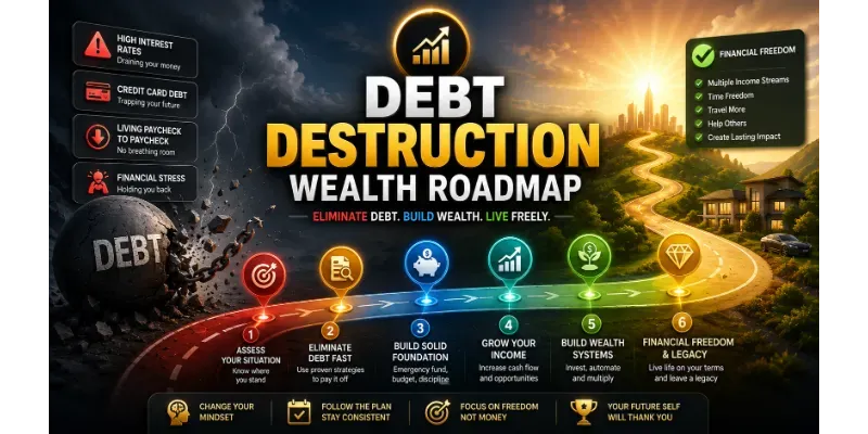 Debt Destruction Wealth Roadmap generated by undefined
