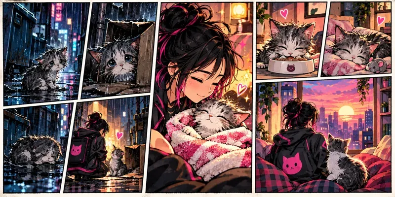 Single Page Comic Story Builders generated by undefined