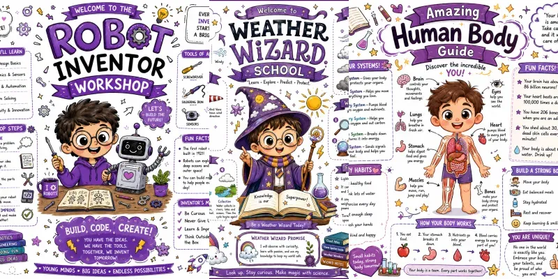 Whimsical Educational Poster Generator generated by undefined