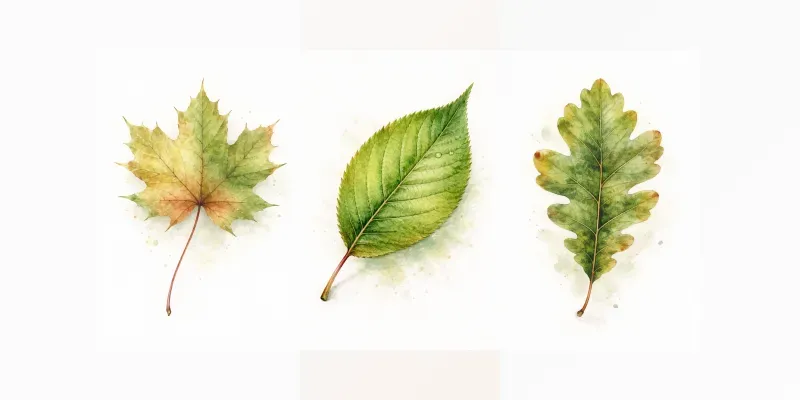 Whispering Leaves Watercolor Collections generated by undefined