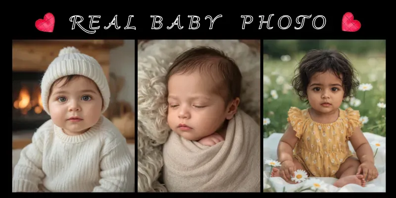Ultra Realistic Baby Portraits generated by undefined